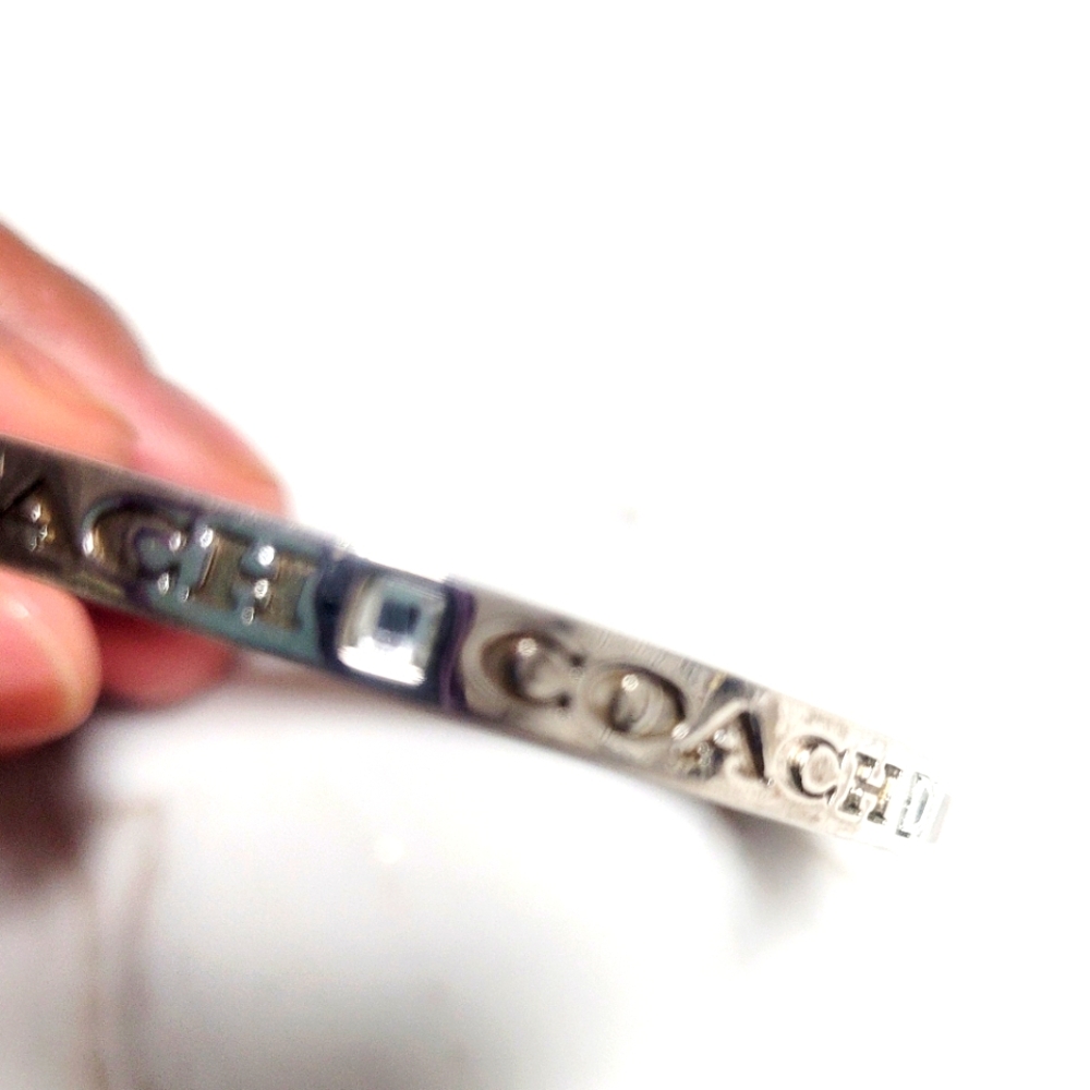 Coach Silver Logo Bracelet - Picture 3 of 5